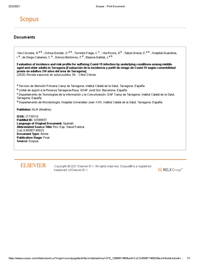 Scopus - Print Document | PDF