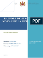 Rapport de Stage Au Niveau de La Medecine-1