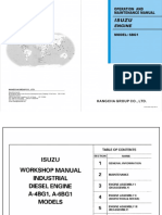 ISUZU Engine 6BG1 Operation and Maintenance Manual 2004