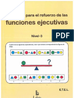Refuerzo de Las Funciones Ejecutivas NIVEL-3 Ed. Lebon