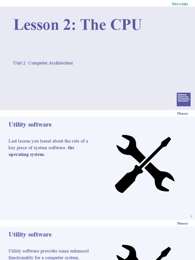 L2 Slides - Computer Systems | PDF | Central Processing Unit | Computer ...