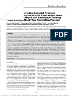 Blood Flow Restriction Does Not Promote Additional Effects On Muscle Adaptations When Combined With High-Load Resistance Training Regardless of Blood Flow Restriction Protocol