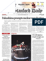 The Stanford Daily: Fukushima Prompts Nuclear Reevalua