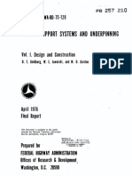 Lateral Support Systems and Underpinning Design and Construction