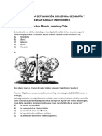 Historia Geo y Cs Sociales: Constitución 1823, Guerra Fría, eclosión cultural 1842