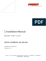 Installation Manual: SERIAL NUMBERS: 582-583-584