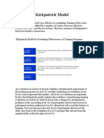 Kirkpatricks Model