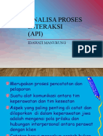 Analisa Proses Interaksi (API) : Idawati Manurung