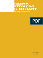 O Problema Da Motivação Moral Em Kant- Hélio José Dos Santos