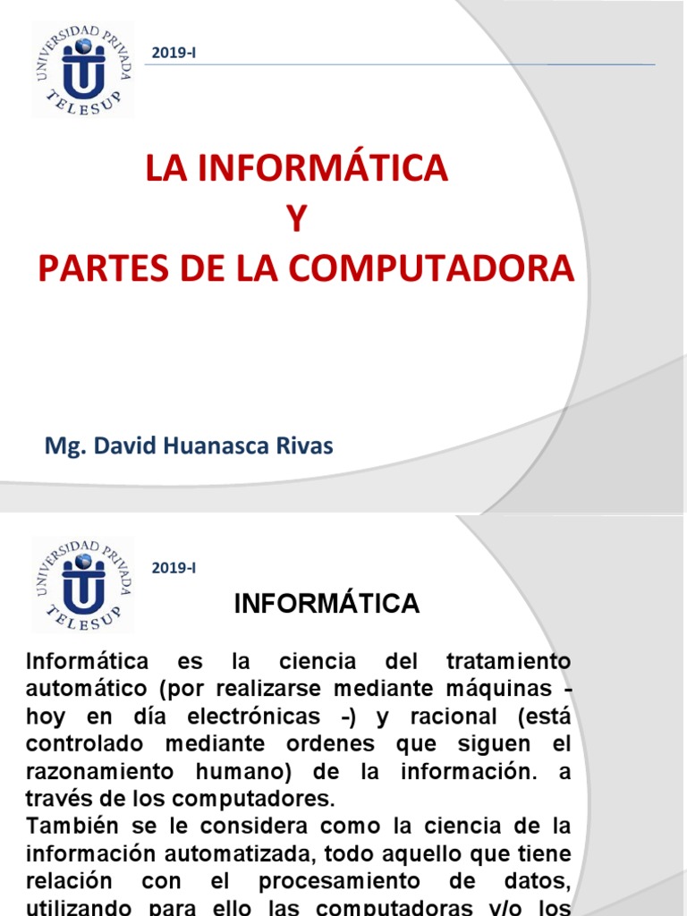 Ciencia Informatica y La Computadora Telesup | PDF | Hardware de la ...