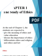 Chapter 1 The Study of Ethics