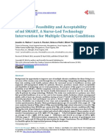 Part B: The Feasibility and Acceptability of Mi SMART, A Nurse-Led Technology Intervention For Multiple Chronic Conditions