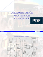 Mantención del sistema de propulsión eléctrico de un camión 830E