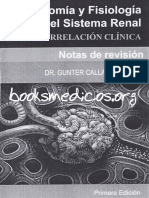 1anatomia y Fisiologia Del Sistema Renal Con Correlacion Clinica. Gunter Callata Cáceres. 1 Edicion
