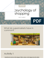 Unit 13 Lesson 2 The Psychology of Shopping