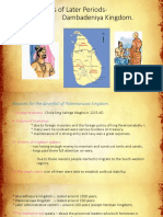 G7-H-Ruling Centers of Later Periods