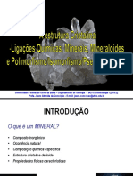 Introdução aos Minerais: Composição, Estrutura e Ligações Químicas