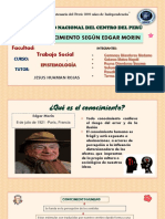 El Conocimiento Según Edgar Morin