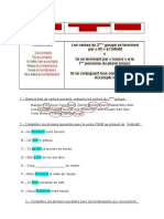 Devoir Verbos Del Segundo Grupo