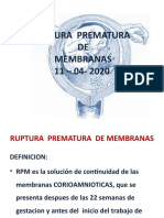 RUPTURA  PREMATURA  DE MEMBRANAS.11-04-2020 pptx (2) 2