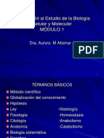 MÓDULO 1 Introducción Al Estudio de La Biología Celular y Molecular