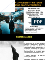 2. Antropología Filosófica del Existencialismo y el Personalismo.