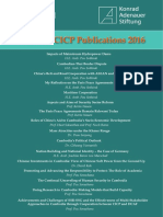 Selected CICP Publications 2016