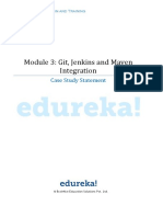 Module 3: Git, Jenkins and Maven Integration: Case Study Statement