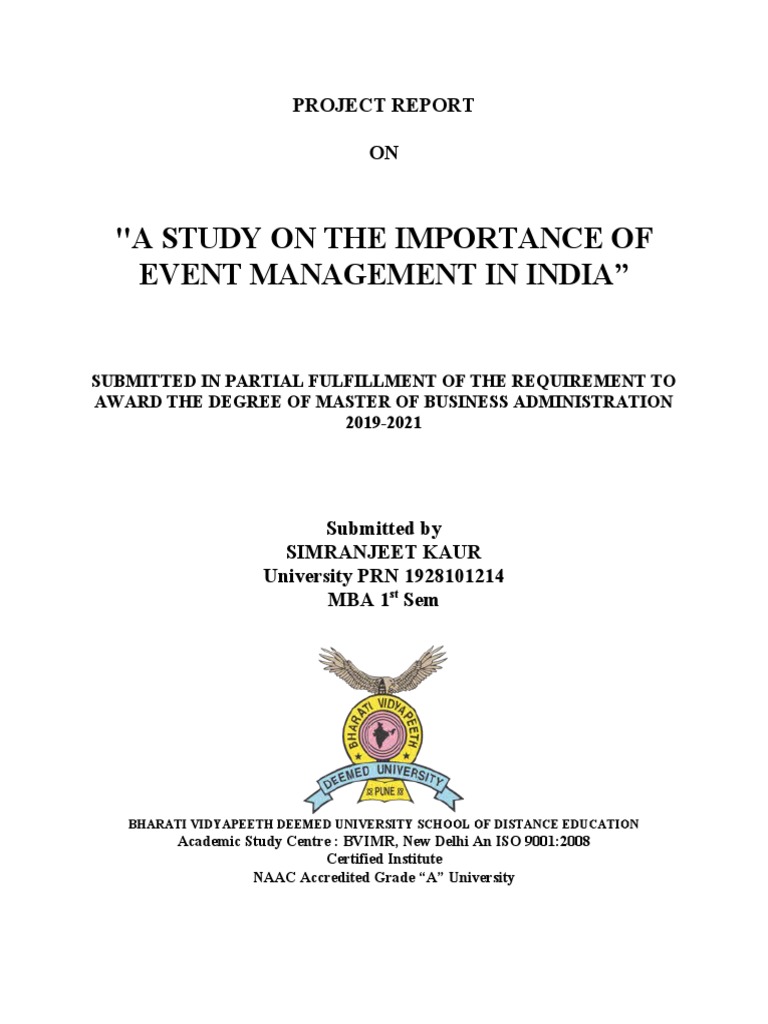 case study on event management in india