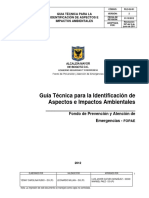 Guia para La Identificacion y Evaluacion de Impacto Ambiental Bogota