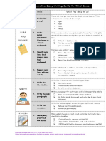 Plan AND: Informative Essay Writing Guide For Third Grade