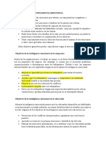 Objetivos e Importancia de La Inteligencia Emocional.