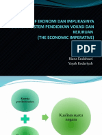 Imperatif Ekonomi Dan Implikasinya Terhadap Sistem Pendidikan Vokasi