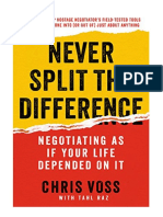 Never Split The Difference Negotiating A