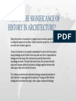 What Is The Significance of History in Architecture?