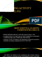 Learning Activity Sheet (Las)