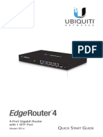 4-Port Gigabit Router With 1 SFP Port: Model: ER-4