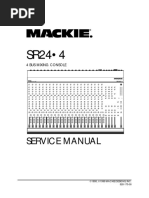 Service Manual: 4 Bus Mixing Console