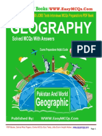 Pakistan and World Geography Easy MCQs Publishers PDF Book Download