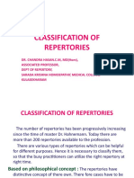 CLASSIFICATION OF REPERTORIES