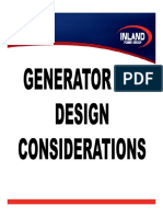 Generator 101 Considerations 2021