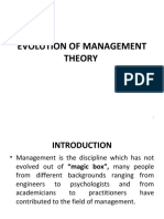 Evolutionofmanagement Theory 160624062834