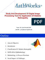 Study and Development of Digital Image Processing Tool For Application of Diabetic Retinopathy