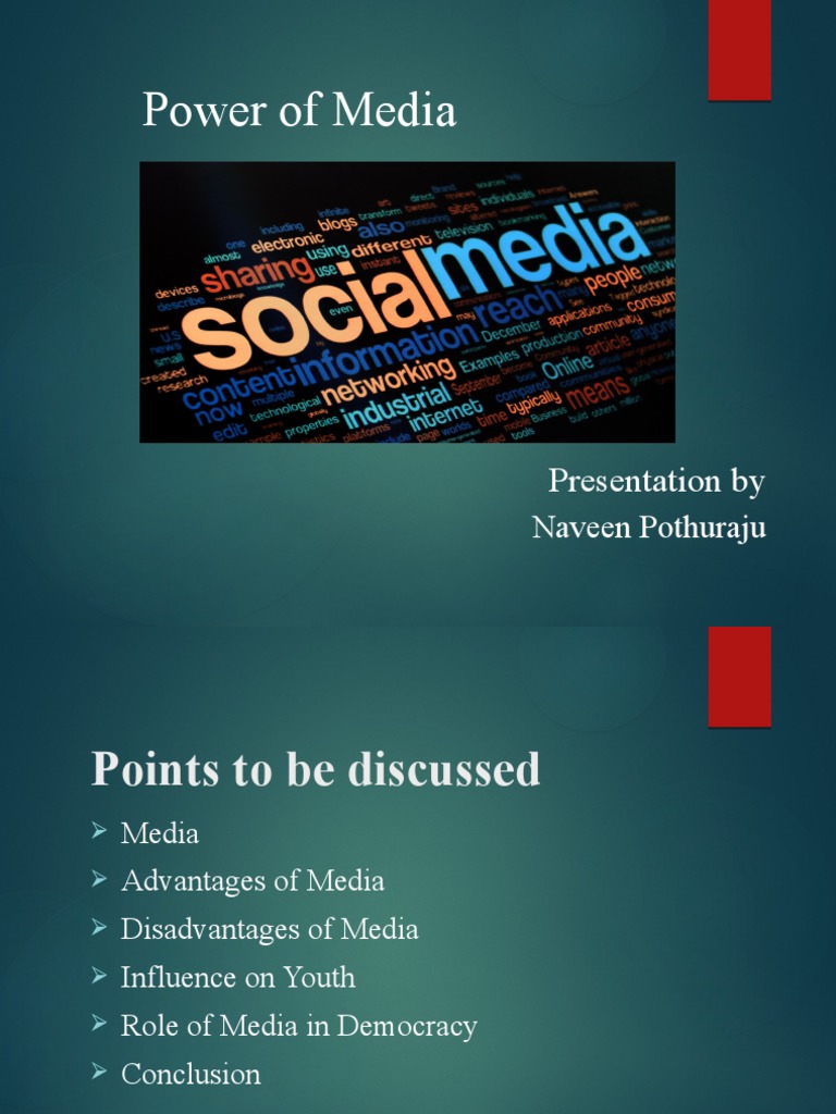 Impact of Media on Society and Youth | PDF