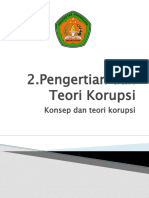 Teori dan Pengertian Korupsi