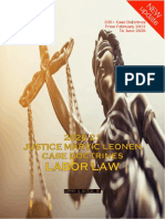 2 Labor Law Case Doctrines - Justice Marvic Leonen