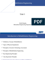 Unit 1: Rehabilitation Engineering