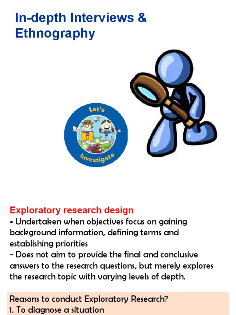 In-Depth Interviews & Ethnography | PDF | Ethnography | Interview