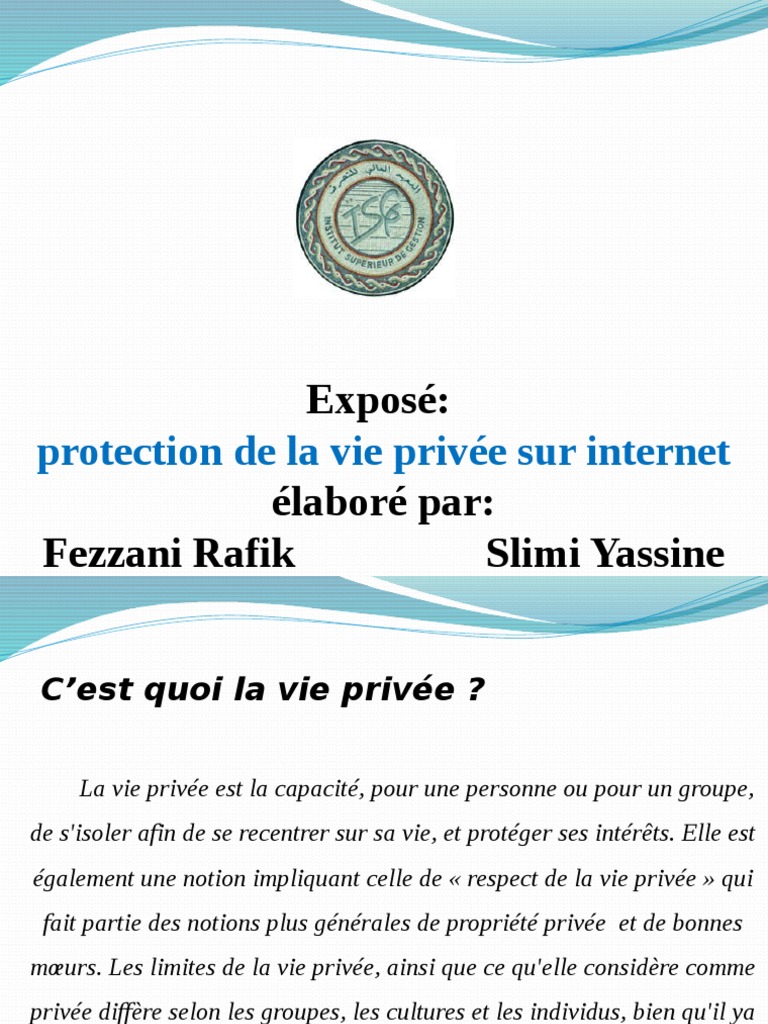 Protection de la vie privée en ligne | PDF | Confidentialité | Facebook