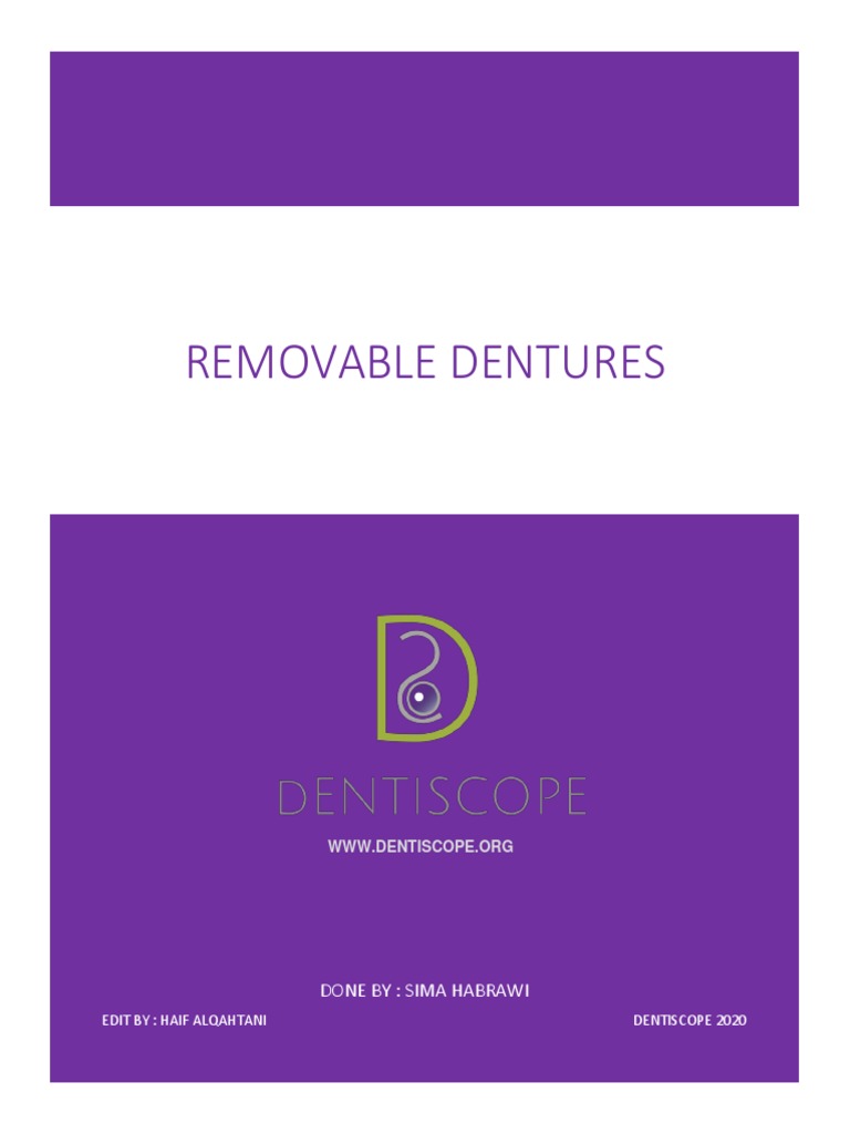 Crash Course in Removable Prosthodontics PDF Dentures Human Anatomy